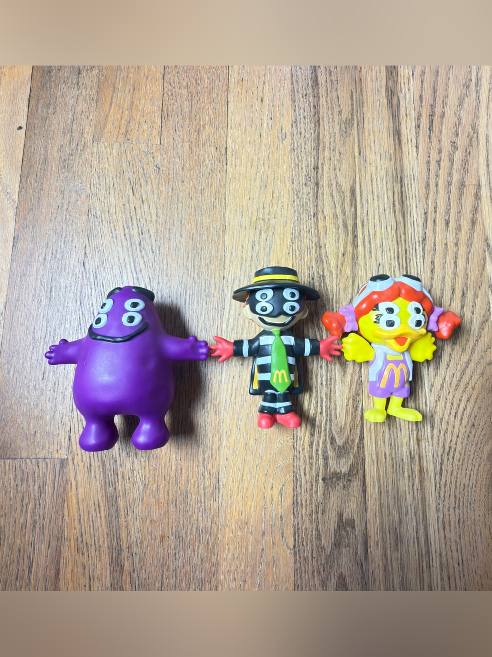 Vintage McDonald’s Buddies Figures Lot of 3 Collectible Toys